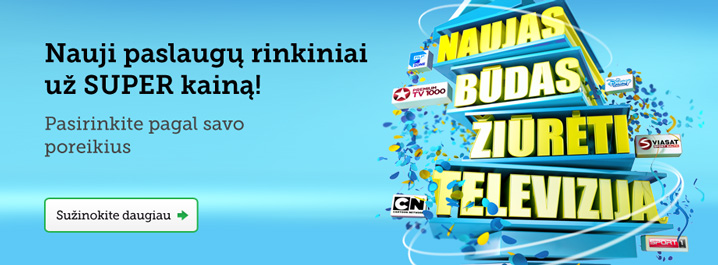 Nauji paslaugų rinkiniai už SUPER kainą!