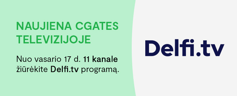 Naujiena Cgates televizijoje – „Delfi.tv“