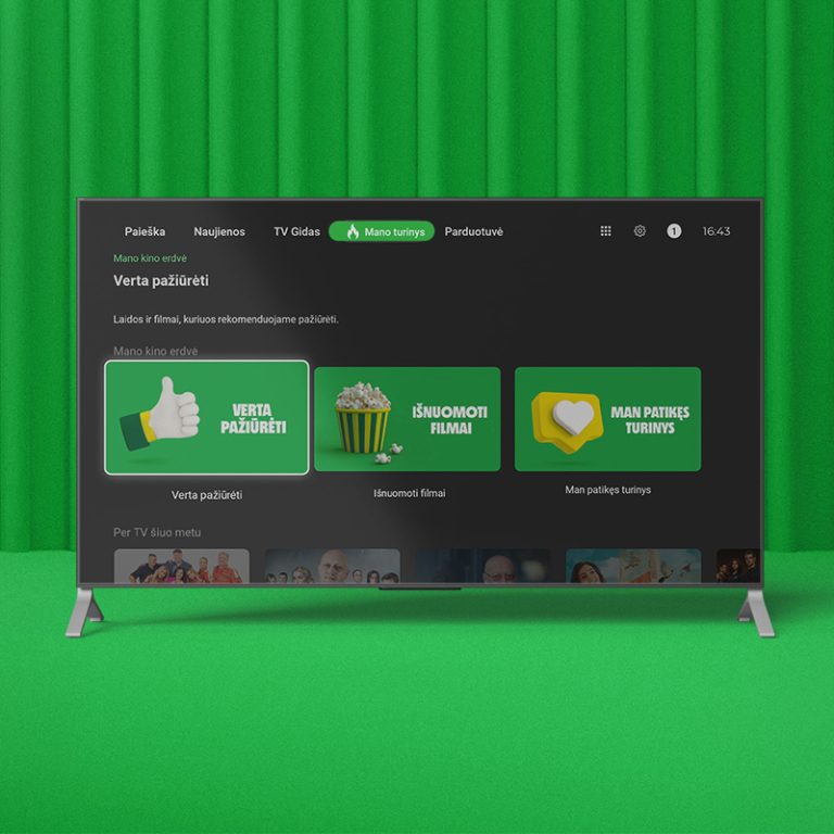 Cgates TV naujiena – erdvė MANO TURINYS!