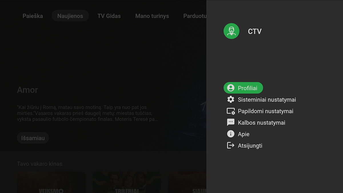 Cgates TV - profiliai Cgates TV - profiliai