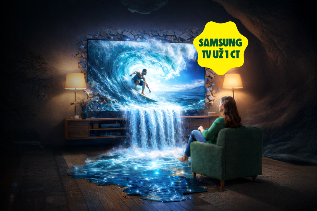 Samsung televizorius vos už 1 centą